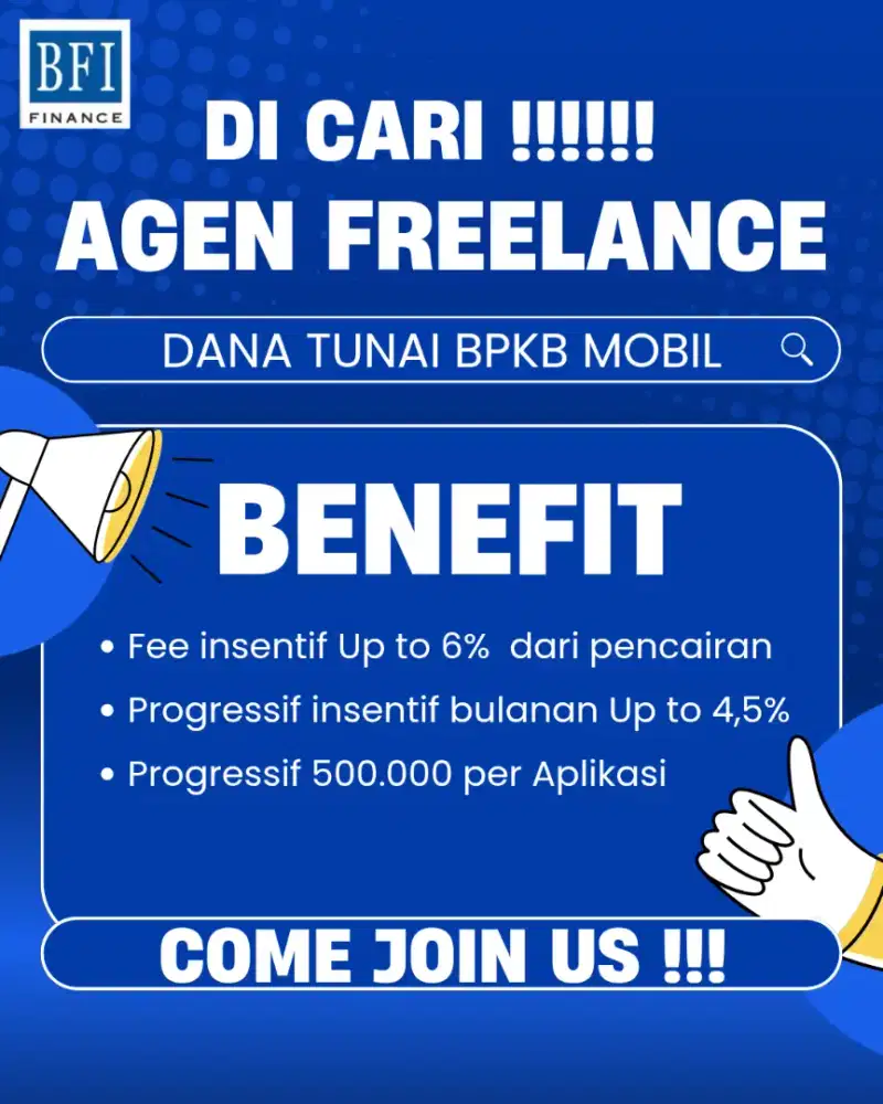 Dicari segera Agent Freelance !!!