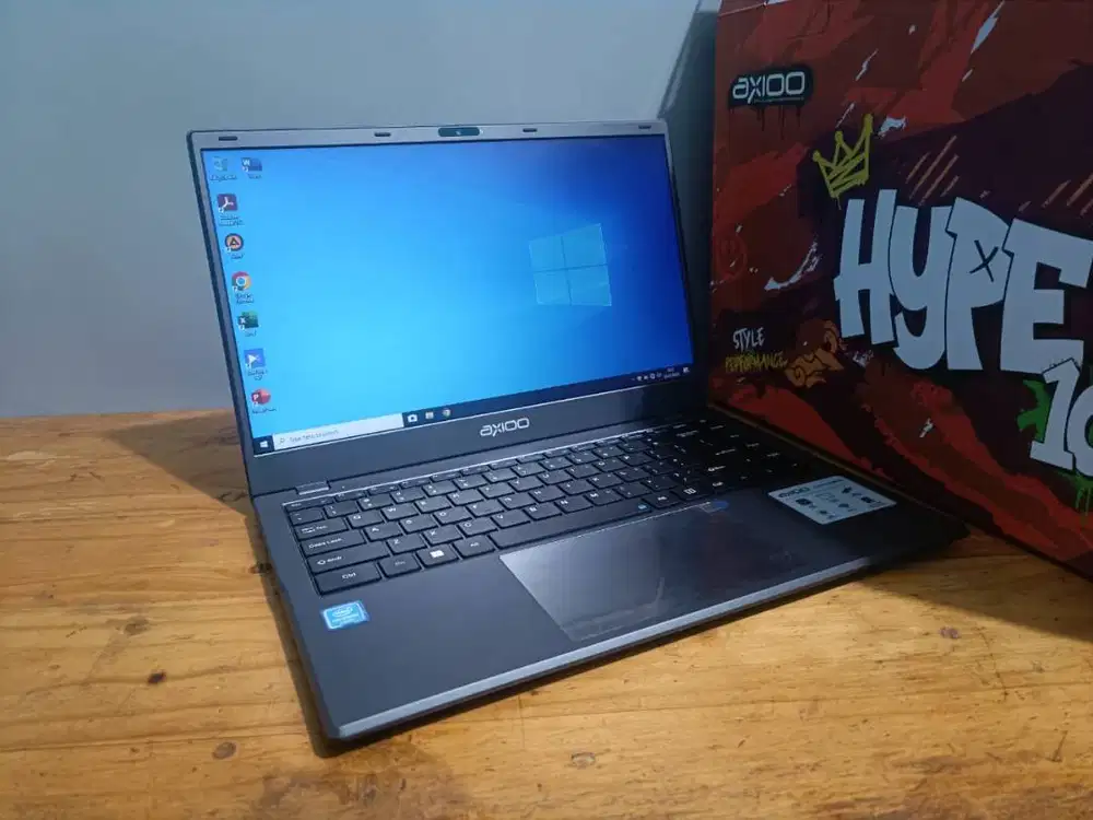 AXIOO MyBook Hype 10 Intel N4020 RAM 8GB SSD 256GB Fullset Garansi ON