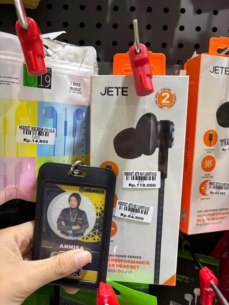 HEADSET JETE HX1 LIGHTNING | ATLANTIS DAHSYAT