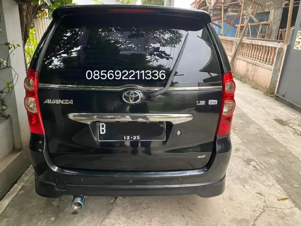 Avanza S 1500cc AT Pajak Hidup Komplit . Siap Pakai