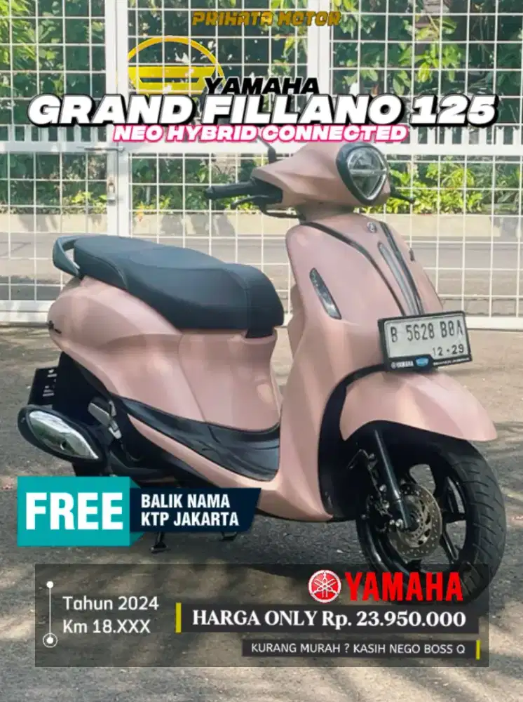 Yamaha Grand Fillano 125 Hybrid  2024