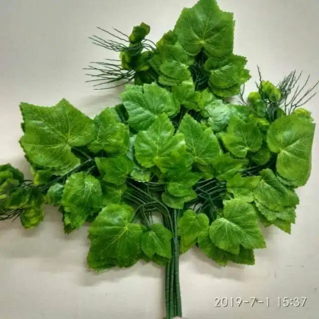 Dijual Daun Anggur Hijau Plastik – Dekorasi Cantik & Awet! - 50 Lusin2