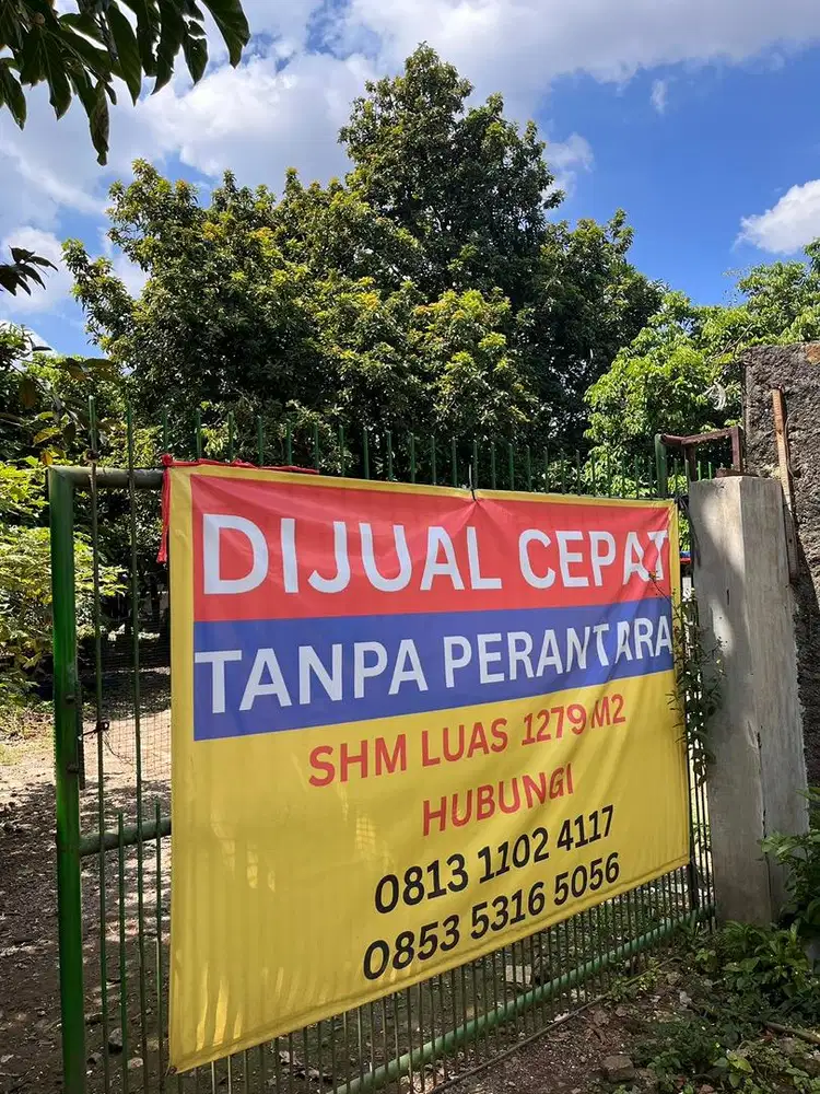 DIJUAL TANAH SIAP BANGUN – 1.279 m² di KEDUNG HALANG, BOGOR