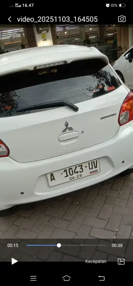 Bismillah jual mitsubishi mirage exceed at