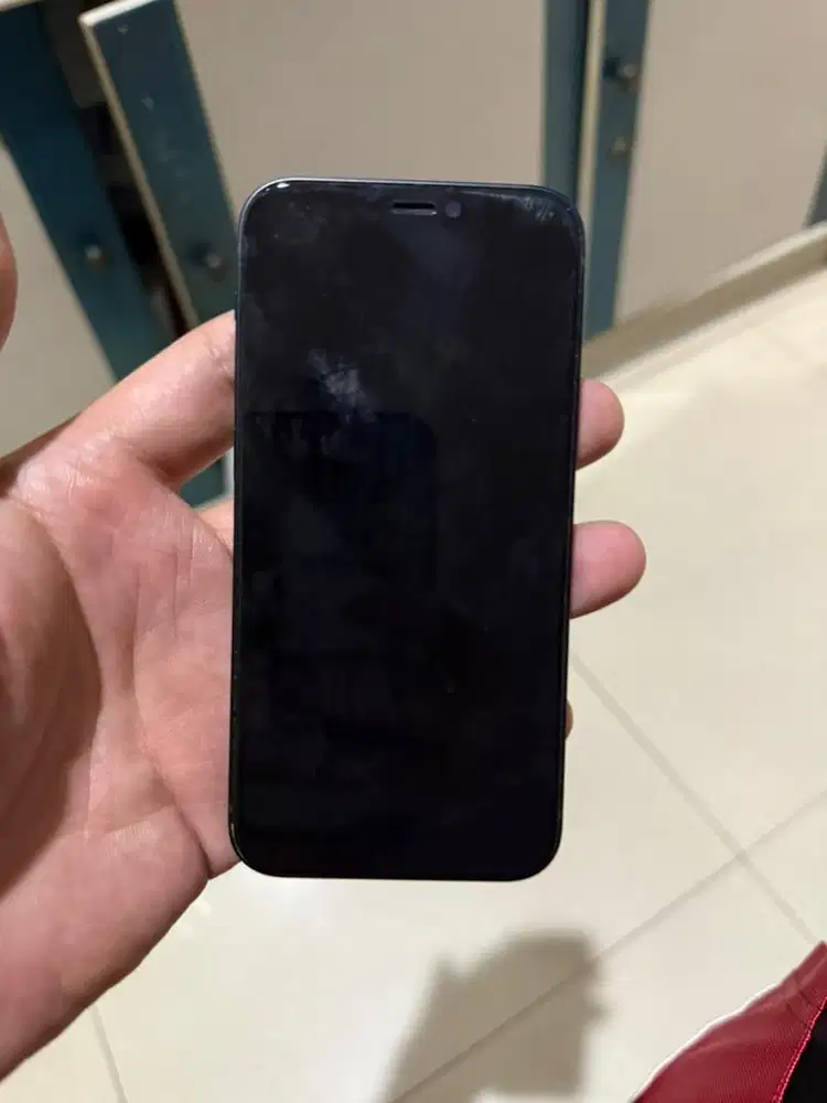 Jual bu iphone 12 mini ibox 128 gb  mulus warna hitam