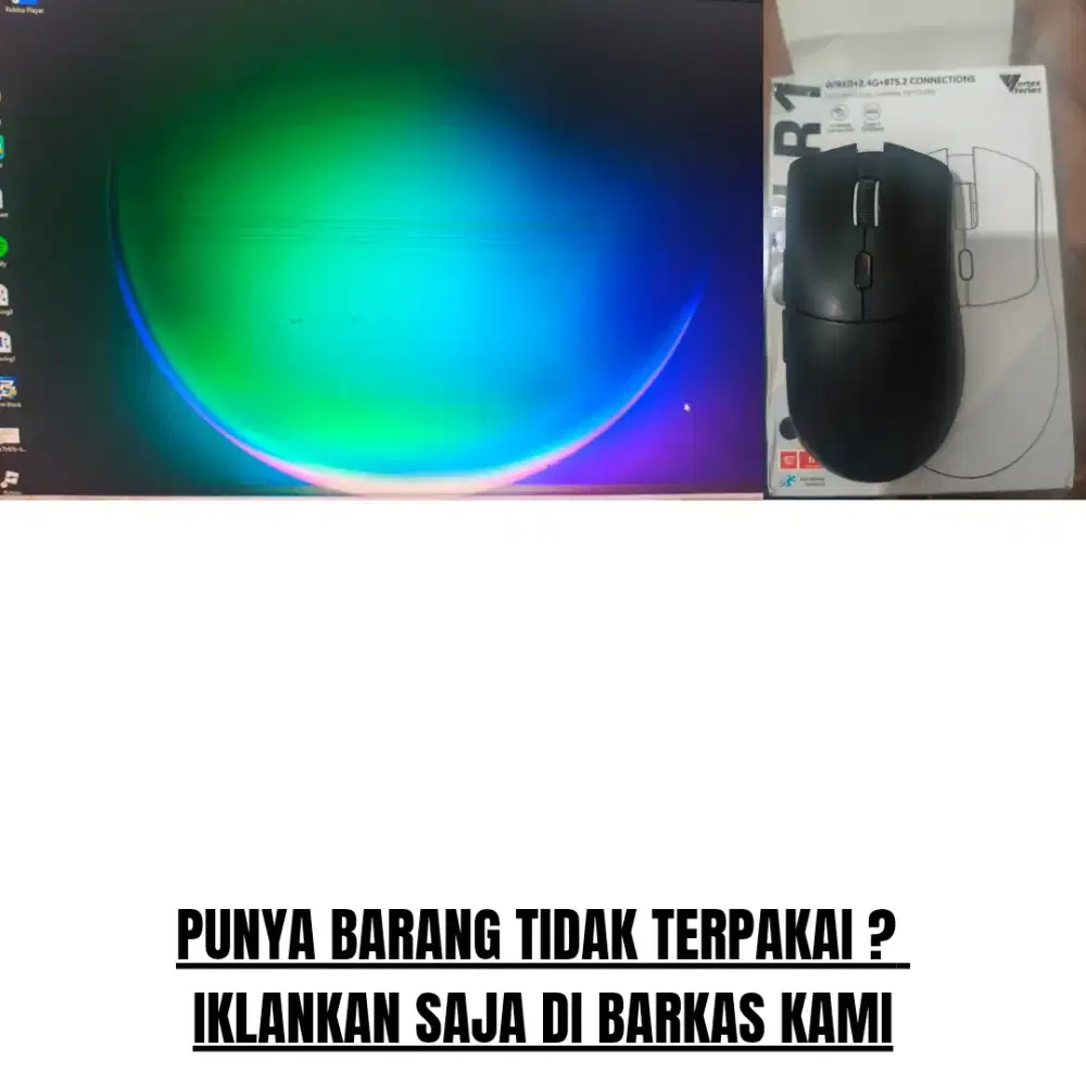 Mouse Vortexseries Oni R1 Triple Connection + Gigabyte 24inch (185hz