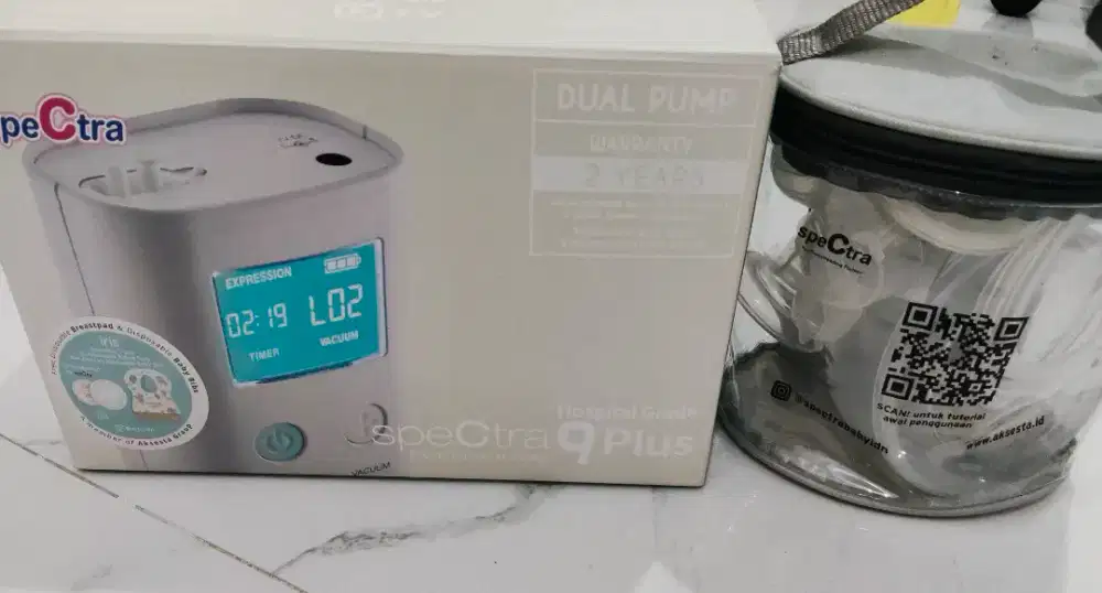 Pompa Asi 9+ dan cup handsfree