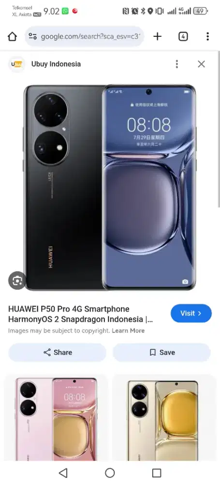 Huawei p50 pro batangan