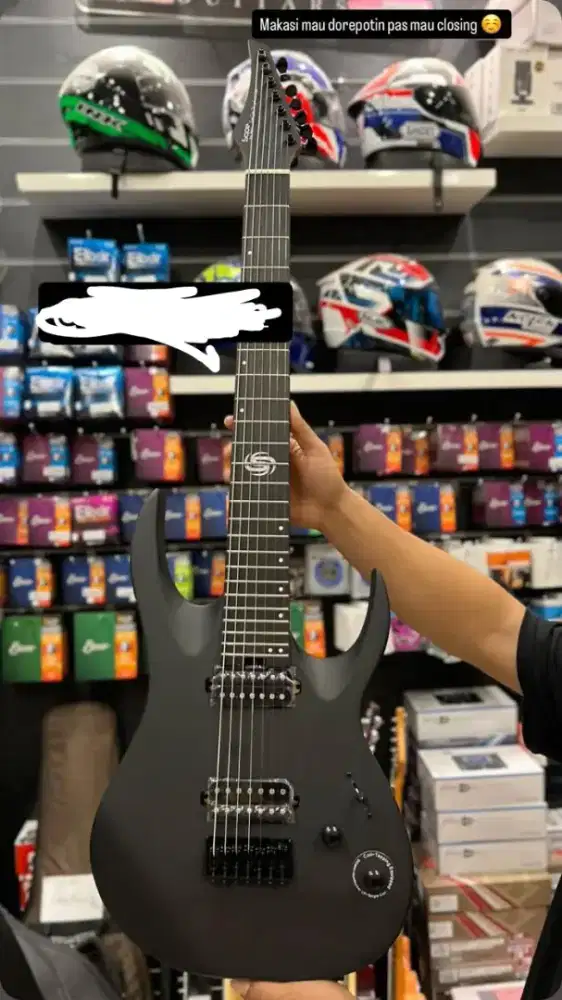 Sqoe seib7s 7 string jual cepat