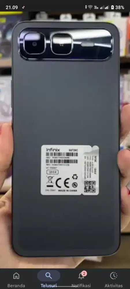 Infinix smart 10pro plus. 8/128.120hz ga jadi pakai. Sehari buka kard