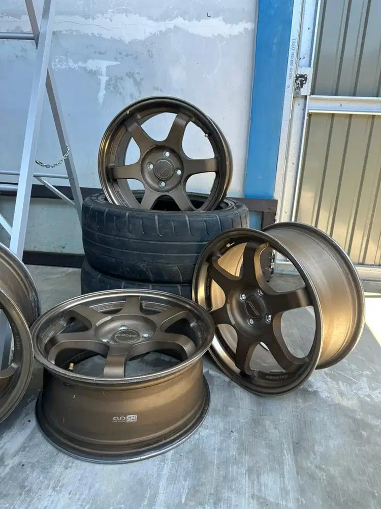 Velg R16 TE37 / Ban GT Radial Champiro SX2