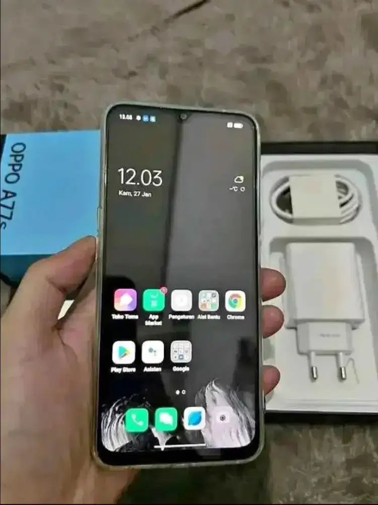 Oppo a77s 8/128 lengkap