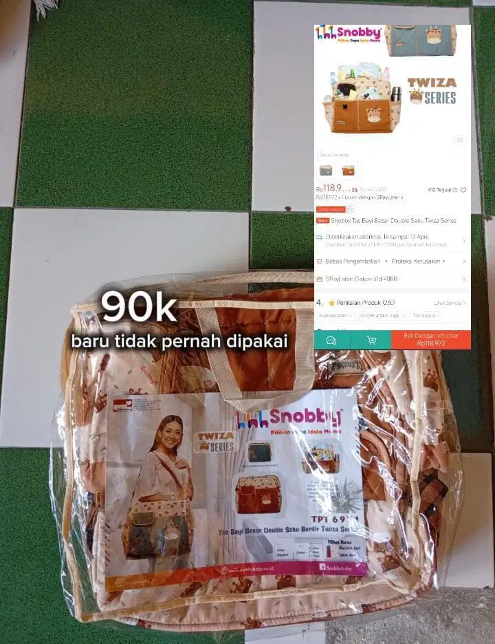 Tas bayi merk snooby