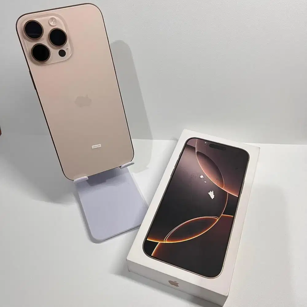 iPhone 16 Pro Max 256GB Desert Titanium Garansi Resmi iBox 2026