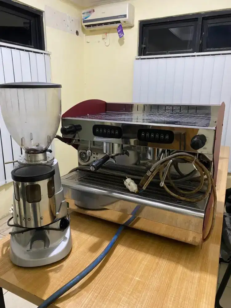 dijual cepat mesin kopi+grinder