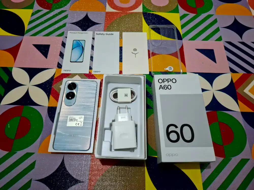 Oppo a60 8/128gb mulus fullset like new seperti baru