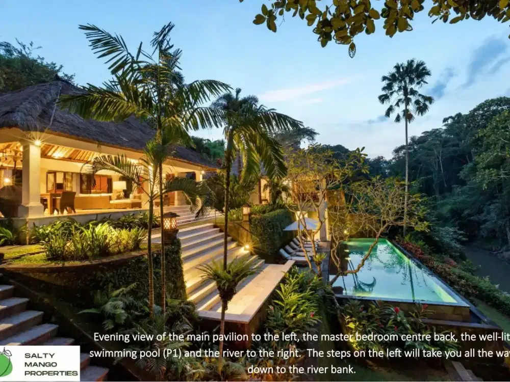 Freehold - Luxury Villa River View Cepaka, Bali