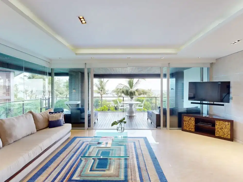 Leasehold - Oceanfront Luxury Serene 2 Bedroom Residence with Sunset Views in Canggu