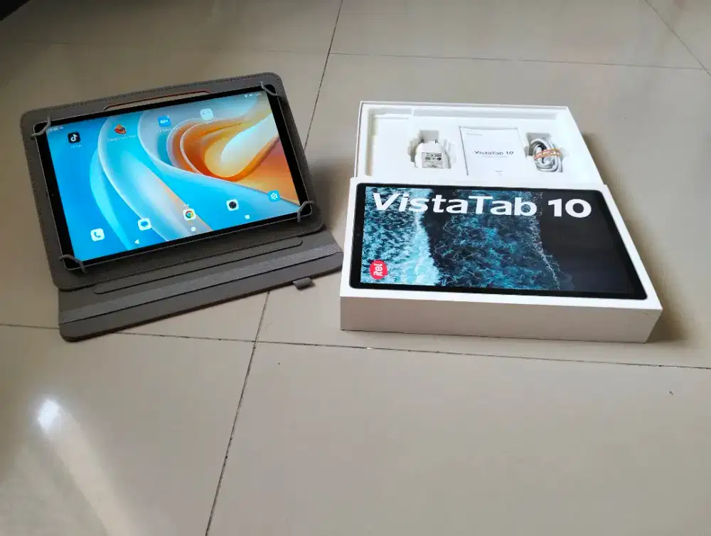 BU ITEL VISTA TAB 10 RAM 4GB +8GB/ 128GB 4G LTE 10in Versi 14 6000Mah