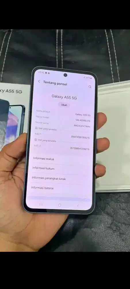 Samsung A55 5G 8+8/256 FULL set faktur2 ada semua