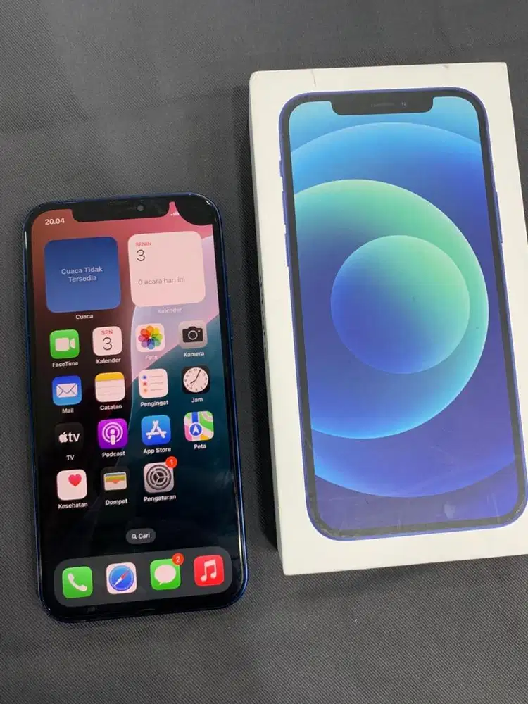 Iphone 12 256gb blue beackuai fulaet