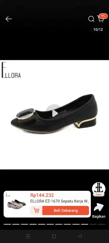 Jual sepatu Ellora baru