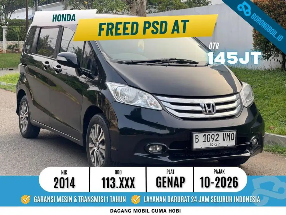 PAJAK PANJANG HONDA FREED PSD AT 2014 SIAP PAKAI