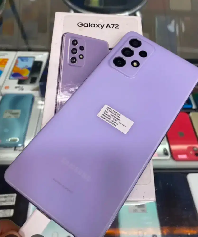 Murah hp samsung A72 8/128 lkp, bs TT