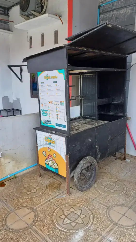 Gerobak jualan bekas/seken/second