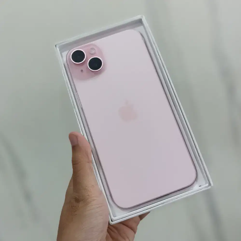 iPhone 15 Plus 256 iBox Fullset Mulus Normal