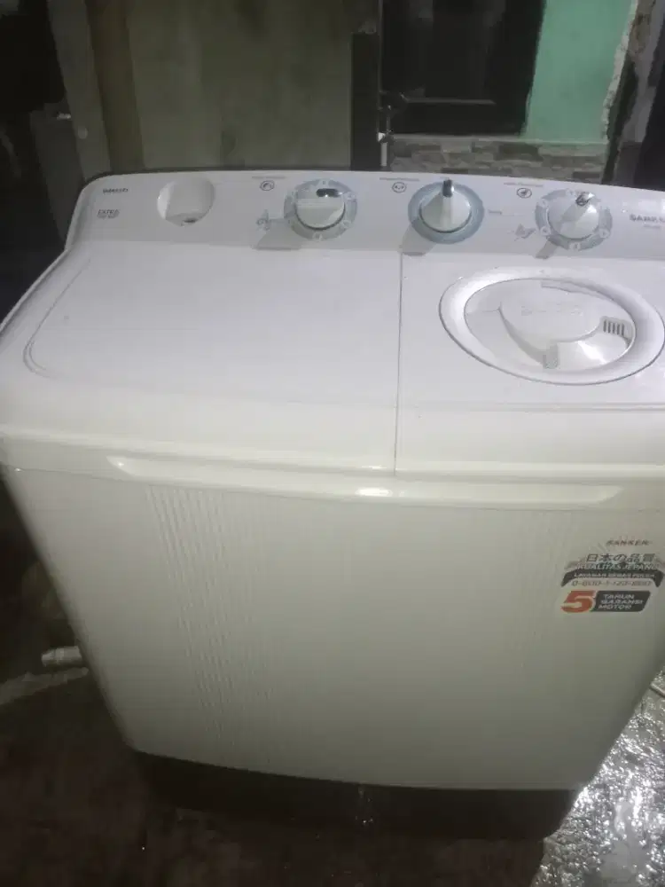 Mesin cuci 2 tabung normal semua