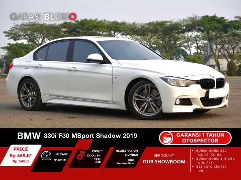 BMW 330i F30  MSport Shadow 2019