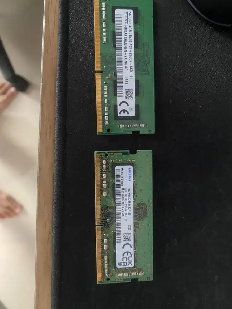 SODIMM RAM 8 GB SK Hynix + RAM 4 GB Samsung