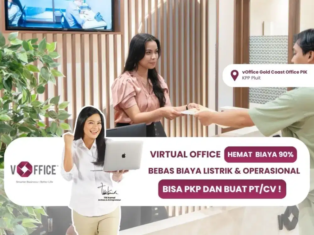 SEWA VIRTUAL OFFICE TAHUNAN AREA PIK JAKARTA UTARA