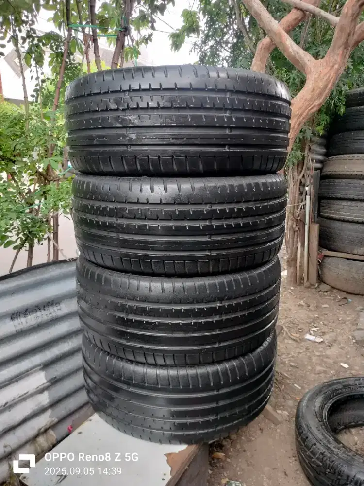 Jual ban copotan mrek continental ukuran 255 45 R18 kond 90% 4pcs