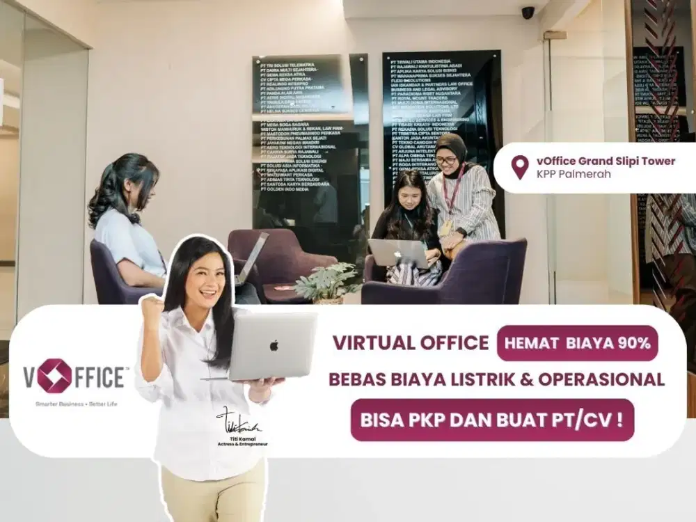 Sewa Kantor Virtual Strategis Kawasan Palmerah  Jakarta Barat