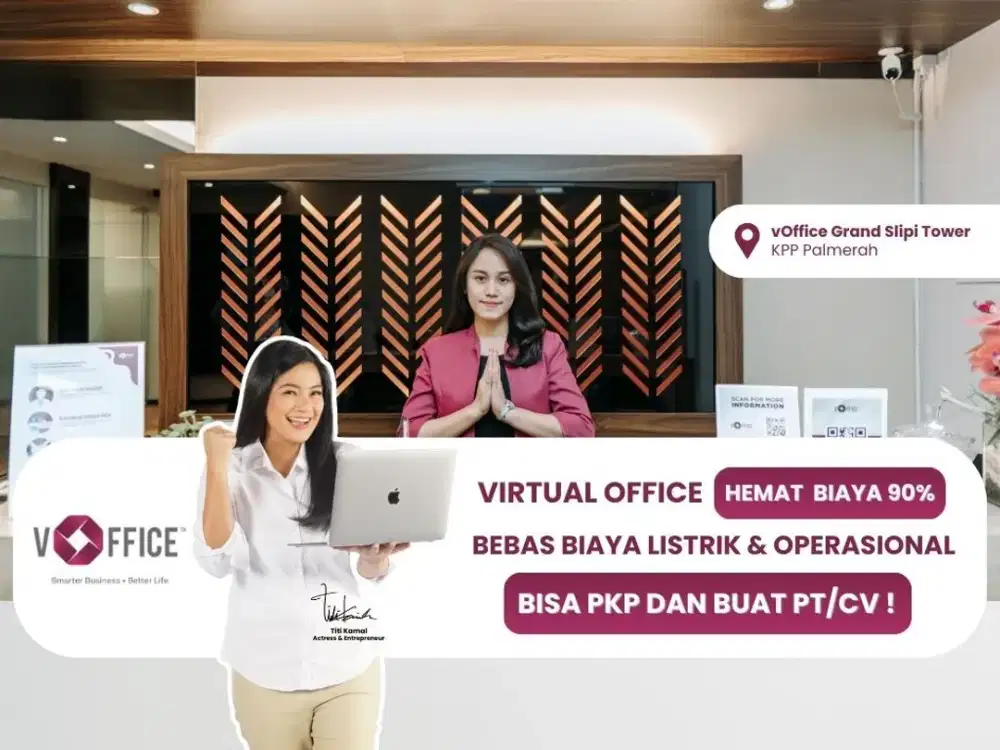 SEWA VIRTUAL OFFICE TAHUNAN AREA SLIPI JAKARTA BARAT