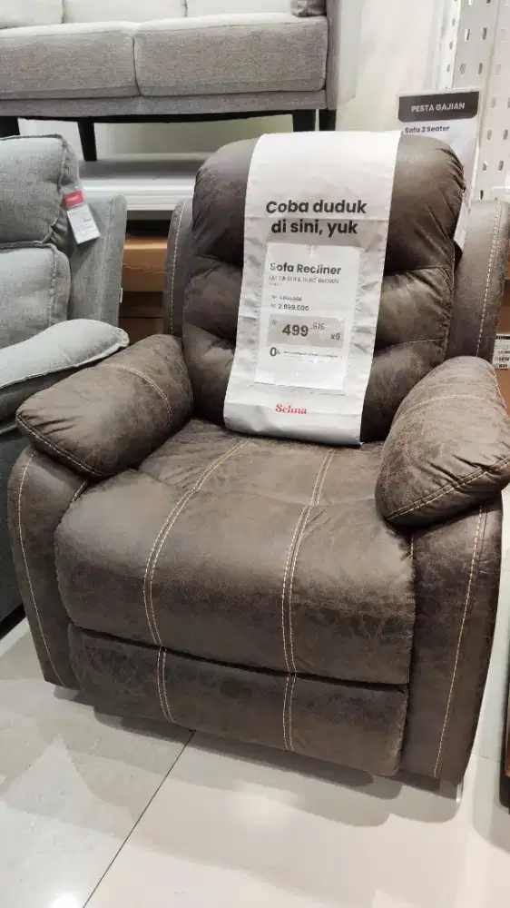 Promo Murah Sofa Reclining Fabric