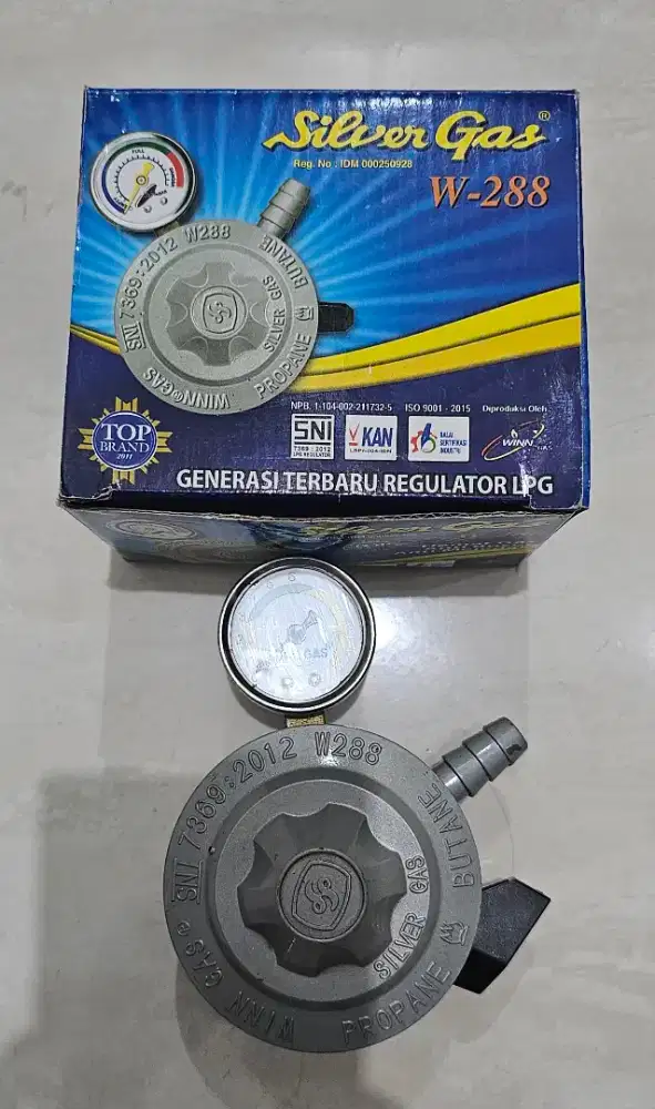 Jual regulator lpg merek Silver gas W-288.