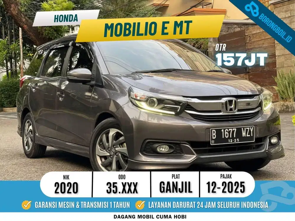 Honda Mobilio E Manual 2020 Km Low Istimewa