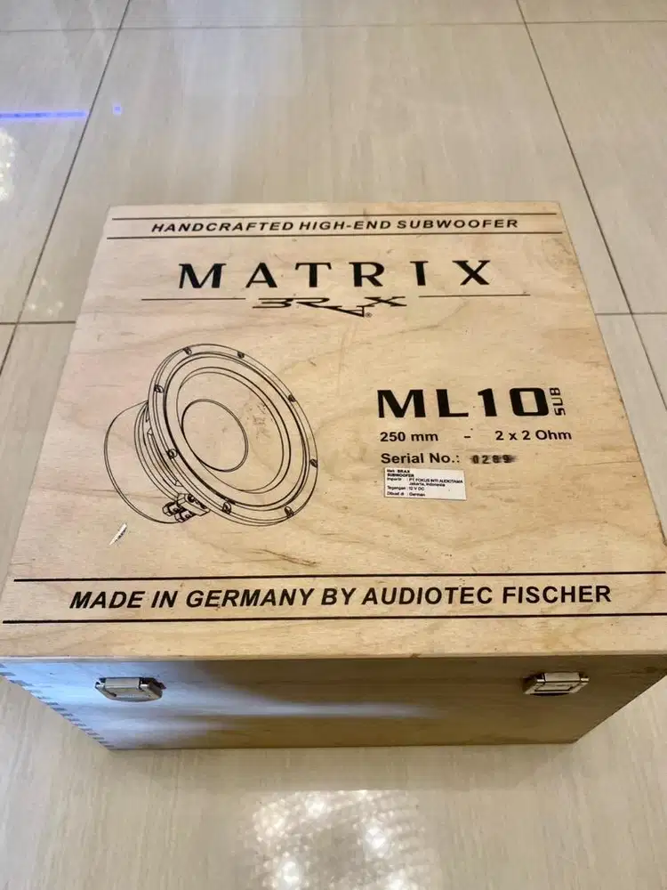 Subwoofer BRAX MATRIX ML10