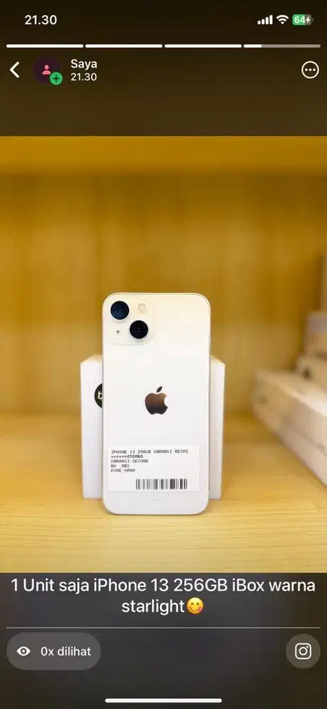 iPhone 13 256Gb starlight