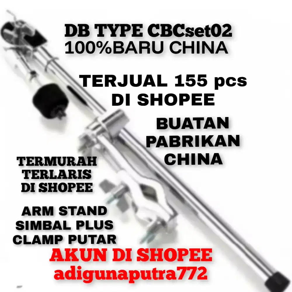 100%br TERMURAH TERJUAL 167 pcs DI SHOPEE ARM STAND SIMBAL + CLAMP