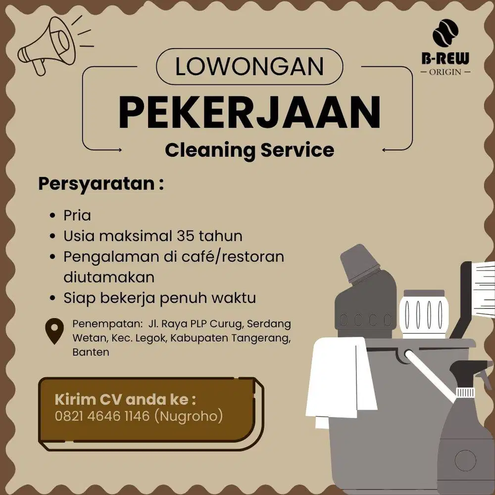 Cleaning Service Cafe