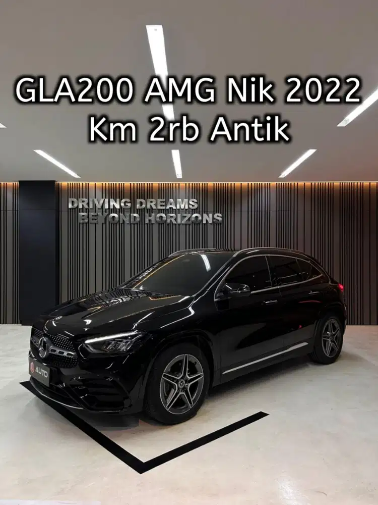 Mercedes Benz GLA200 2023 Mercy GLA 200 Hitam Km2rb B1067HFO Nik 2022