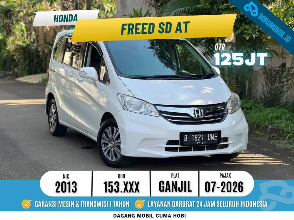 HONDA FREED SD AT 2013 AC DOUBLE ISTIMEWA SIAP PAKAI
