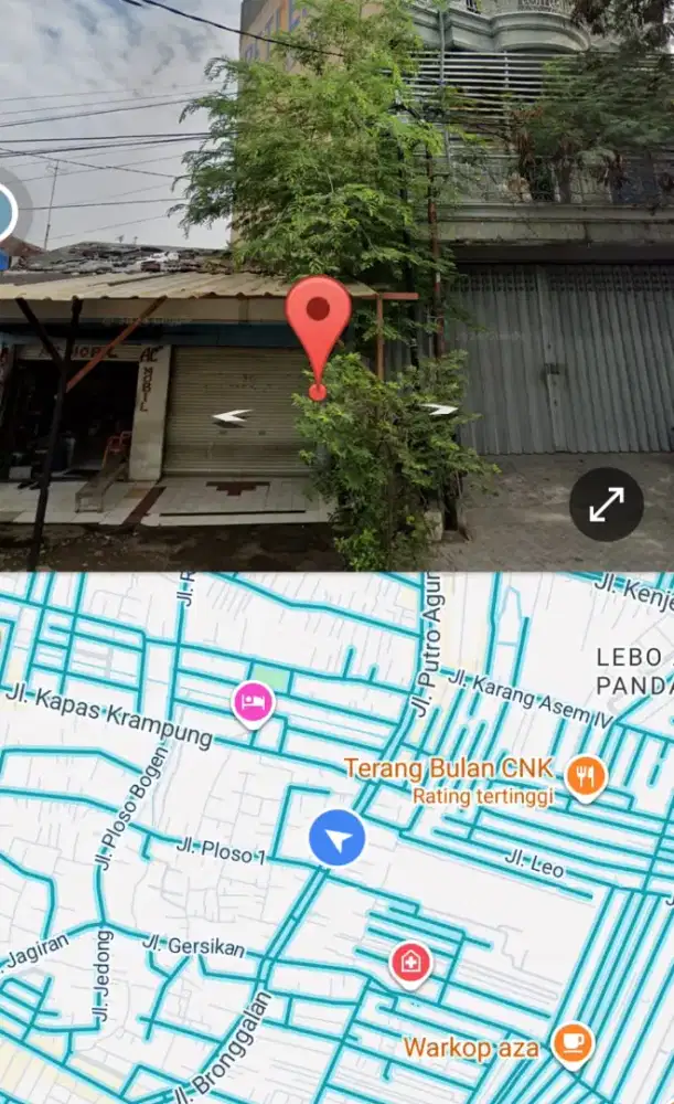 Tanah Komersial Nol Jalan Raya Karang Asem Surabaya Dijual