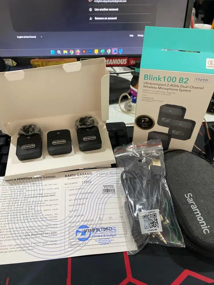 MICROPHONE WIRELESS SARAMONIC BLINK 100 B2