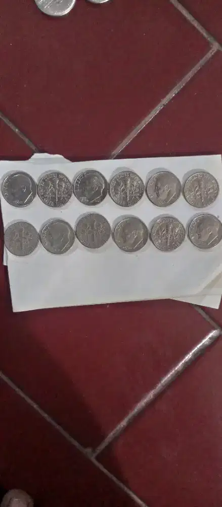 Coin one dime america