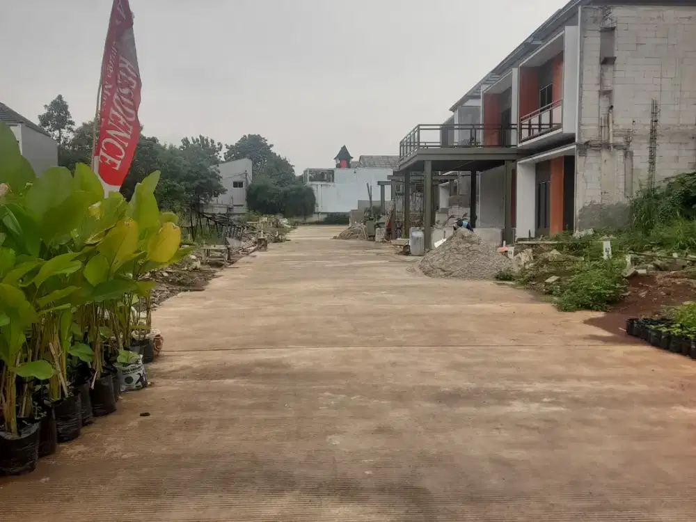 Townhouse 2lantai siap huni dijatiwarna SHM sudah pecah KPR cepat Akad